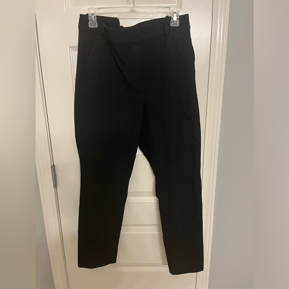 Black J Crew Factory skinny, ankle pant